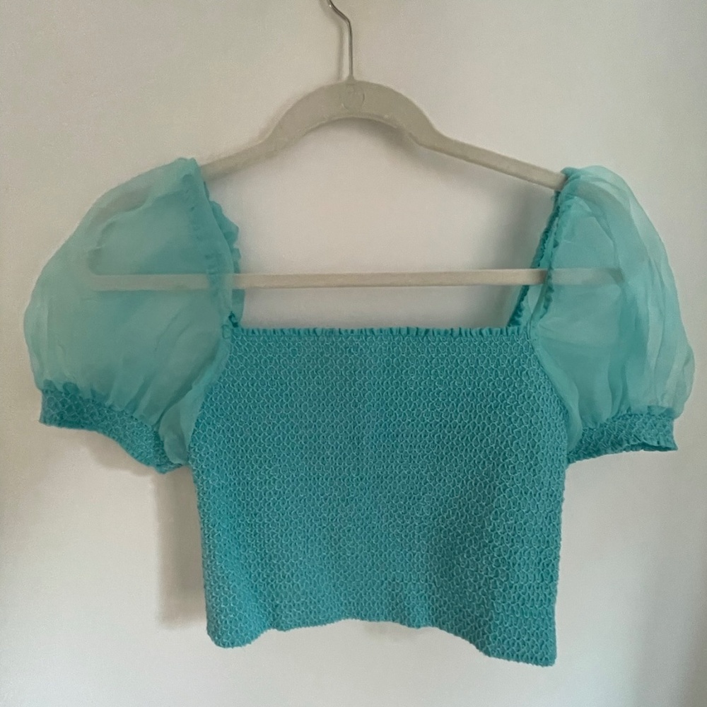 Alice & Olivia Brand New — Aqua Top
